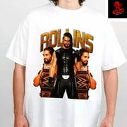 WWE Wrestling SUPERSTARS SETH ROLLINS Heavy Cotton Quality T-Shirt\u0026nbsp; Up to size 4XL
